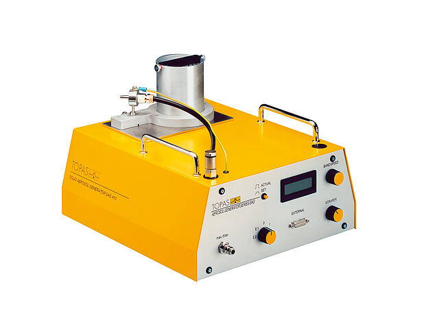 Solid Aerosol Generator SAG 410, Vorderansicht