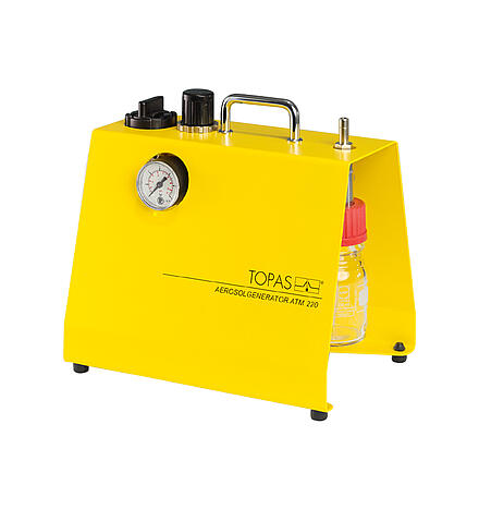 Atomizer Aerosolgenerator ATM 220 zur Generierung von Pr&uuml;f- und Kalibrieraerosolen, Vorderansicht