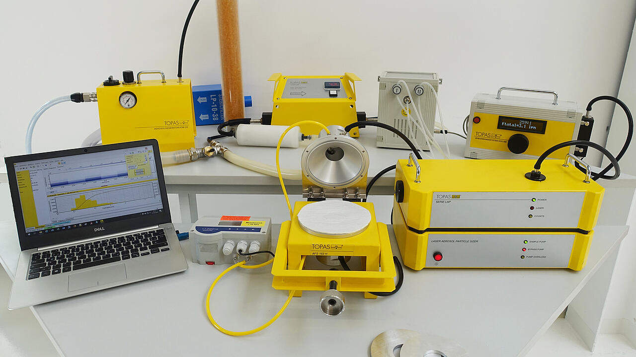 Foto des FMS374 - einer Kombination aus verschiedenen Ger&auml;ten mit PC auf Arbeitstisch