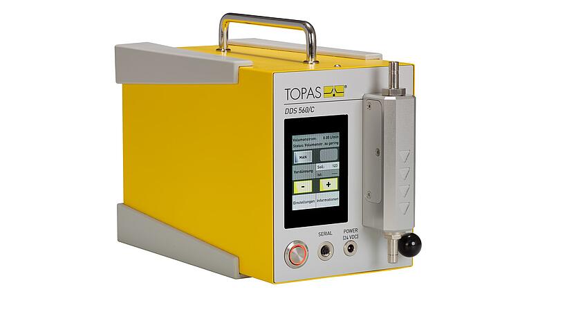 DDS 560/C Dynamic Dilution System: rechts-perspektivische Ansicht