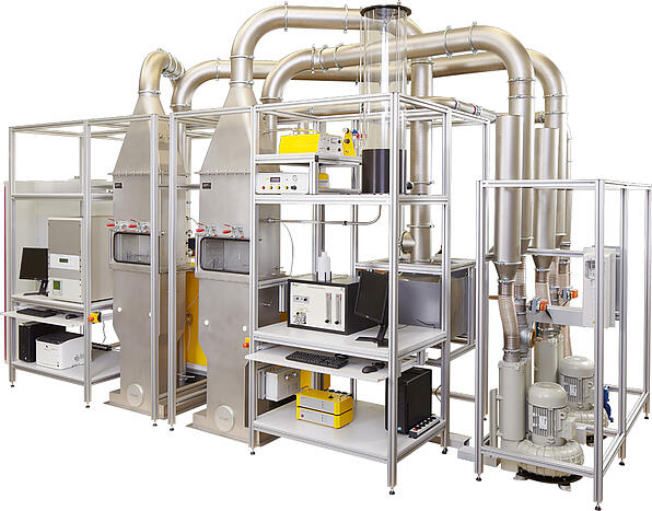 Kfz-Innenraumfilter-Pr&uuml;fstand PAF 112, Vorderansicht