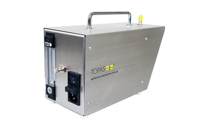 Atomizer Aerosolgenerator ATM 226, R&uuml;ckansicht