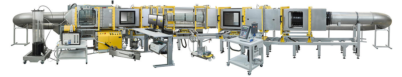 Gas-Turbinen-Filter Prüfstand GTS 114, Vorderansicht