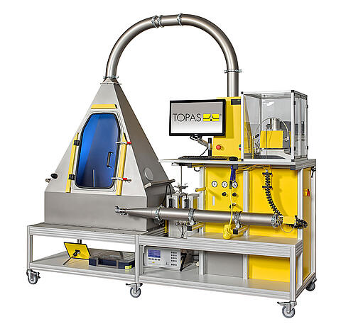 Staubsauger-Filtrations-Pr&uuml;fstand VCT 121, Vorderansicht