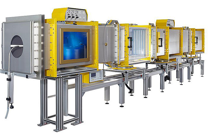 Gesamtansicht des Pr&uuml;fstandes ALF 114 f&uuml;r Allgemeine Luftfilter