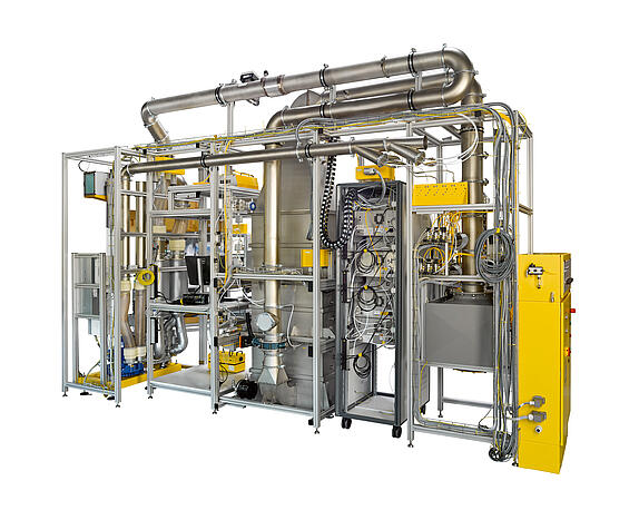 FCT 113 Brennstoffzellen Ansaugluftfilter Pr&uuml;fstand, R&uuml;ckseite