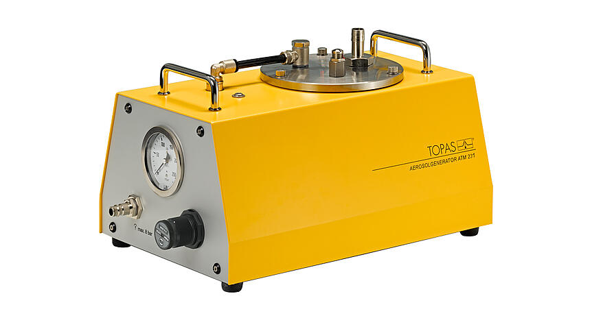 Atomizer Aerosolgenerator ATM 231, Vorderansicht